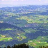 Vistas desde la estación superior de Ebenalp