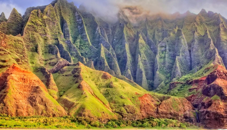 Costa de Na Pali, Kauia, Oahu