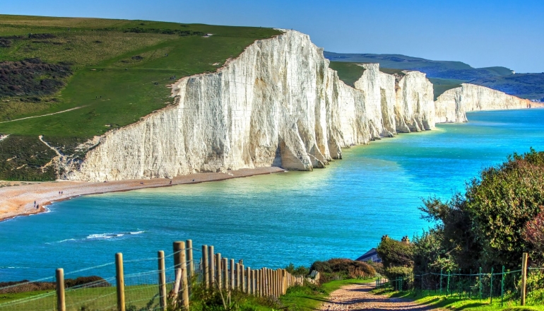 Acantilados Seven Sisters, Inglaterra, Sussex, Costa Sur Inglaterra