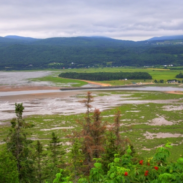 Bahía de Baie-Saint-Paul en Quebec, Canada