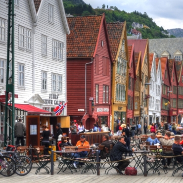 Bryggen, Bergen, Noruega