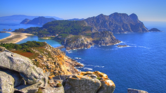 Islas Cies desde el mirador