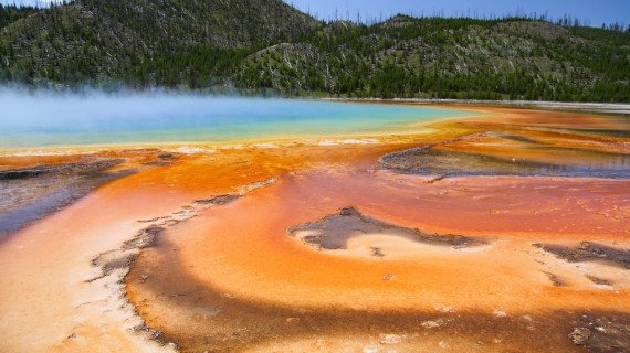 Grand Prismatic en Yellowstone