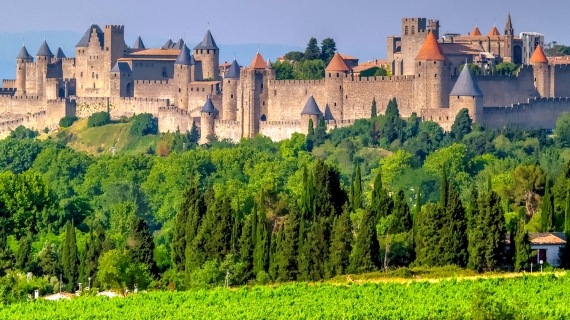 Vista general de Carcassonne