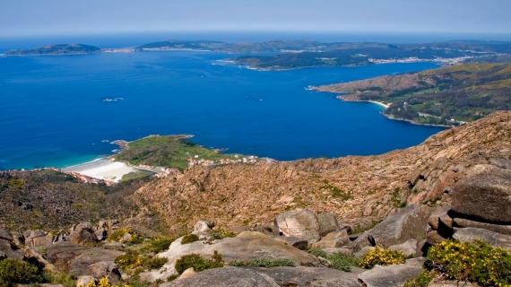 Vistas desde A Moa, O Pindo, La Coruña, Galicia