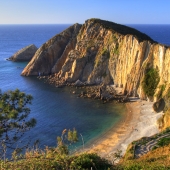 Playa del Silencio o del Gavieru en Asturias