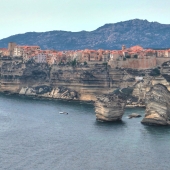 Bonifacio, acantilados, Córcega Sur, Francia